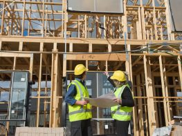 at the construction site